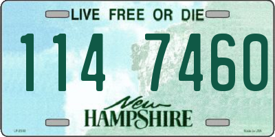NH license plate 1147460