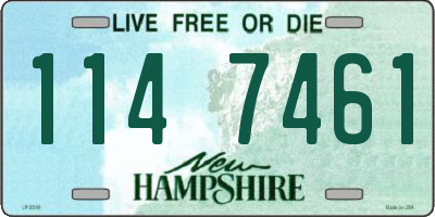 NH license plate 1147461