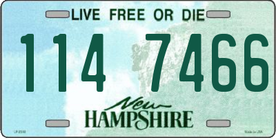 NH license plate 1147466