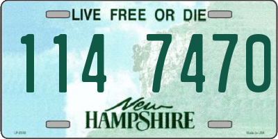 NH license plate 1147470