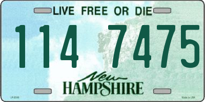NH license plate 1147475