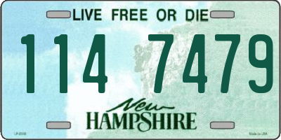 NH license plate 1147479
