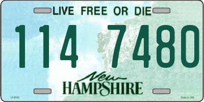 NH license plate 1147480