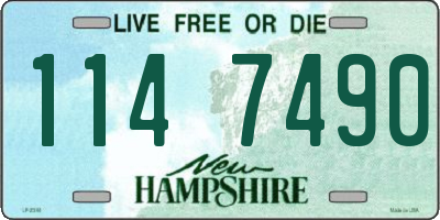 NH license plate 1147490