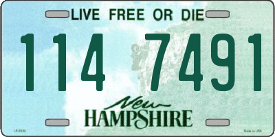 NH license plate 1147491