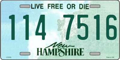 NH license plate 1147516