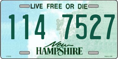 NH license plate 1147527