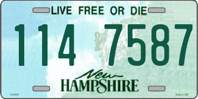 NH license plate 1147587