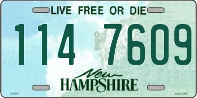 NH license plate 1147609