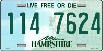 NH license plate 1147624