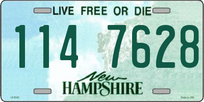 NH license plate 1147628