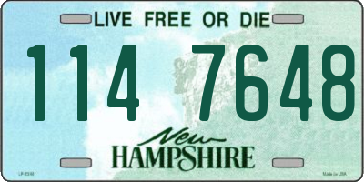 NH license plate 1147648