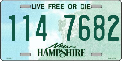 NH license plate 1147682