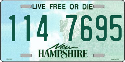 NH license plate 1147695