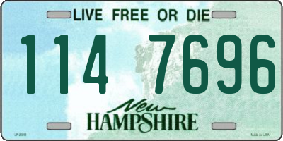 NH license plate 1147696