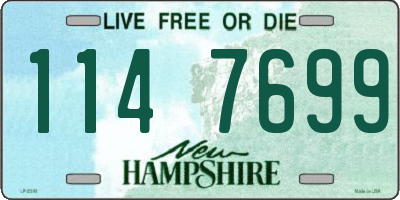 NH license plate 1147699