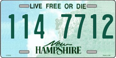 NH license plate 1147712