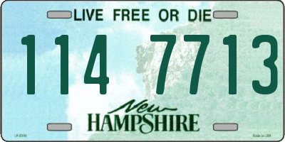 NH license plate 1147713