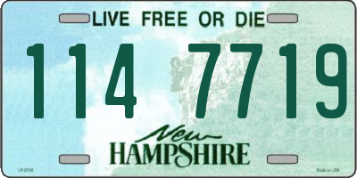 NH license plate 1147719