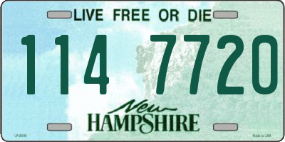 NH license plate 1147720