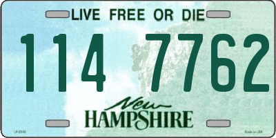 NH license plate 1147762