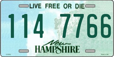 NH license plate 1147766
