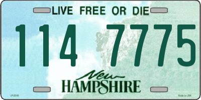 NH license plate 1147775