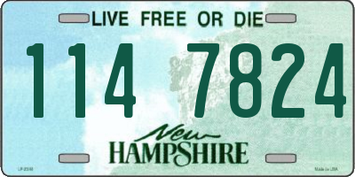 NH license plate 1147824