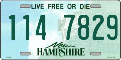 NH license plate 1147829