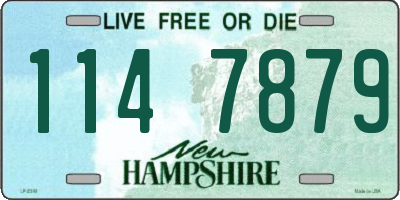 NH license plate 1147879