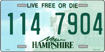 NH license plate 1147904