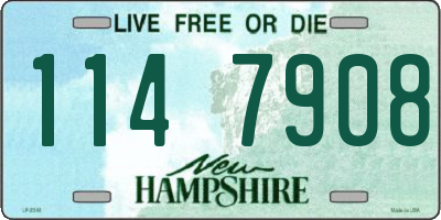 NH license plate 1147908