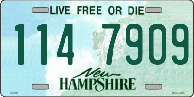 NH license plate 1147909