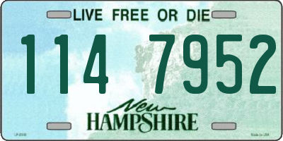 NH license plate 1147952