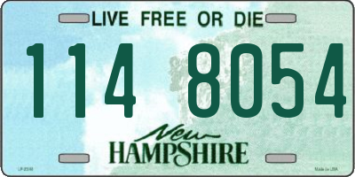 NH license plate 1148054