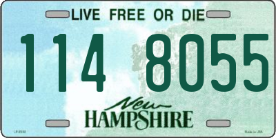 NH license plate 1148055