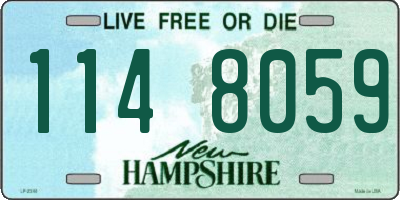 NH license plate 1148059