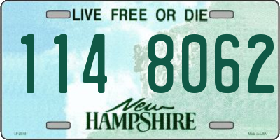 NH license plate 1148062