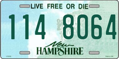 NH license plate 1148064