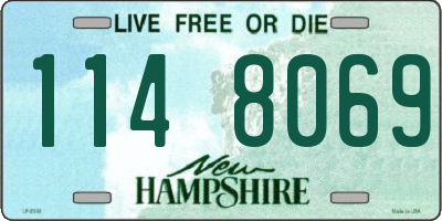 NH license plate 1148069