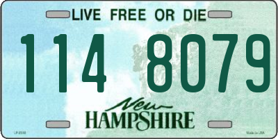 NH license plate 1148079