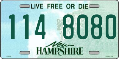 NH license plate 1148080