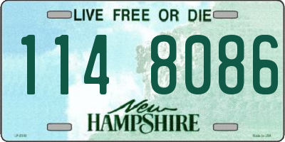 NH license plate 1148086