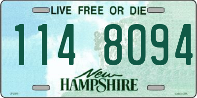 NH license plate 1148094