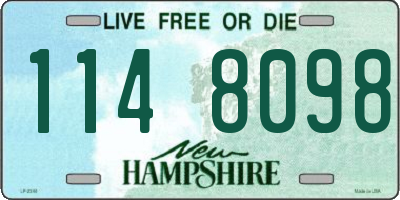NH license plate 1148098