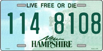 NH license plate 1148108