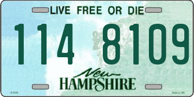NH license plate 1148109