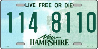 NH license plate 1148110