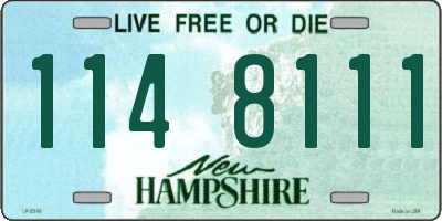 NH license plate 1148111