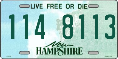 NH license plate 1148113